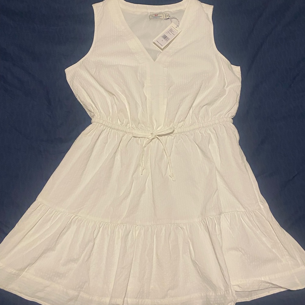 NWT Vineyard Vines water wicking seersucker dress